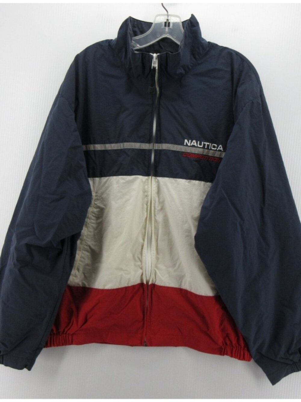 VGT Nautica Competition Jacket Large Windbreaker Sailing Colorblock*